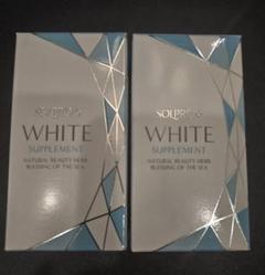 ソルプロホワイトサプリメント6箱　匿名配送 SOLPRO WHITE ソルプロプリュスホワイトサプリメント(30カプセル)