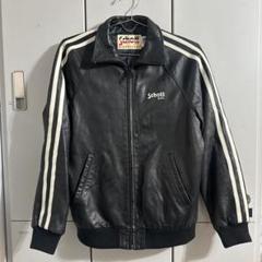 希少✨schott ショット ロゴ刺繍 羊革 トラックジャケット L 黒 2025年最新】schott ショット ラムレザーの人気アイテム - メルカリ
