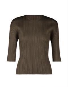 【極美品】PLEATS PLEASE カットソー 長袖 ブラウン size3 2025年最新】PLEATS PLEASE Tシャツ・カットソーの人気アイテム