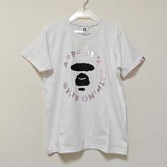 未使用　エイプ AAPE BY A BATHING APE ホワイトTシャツ