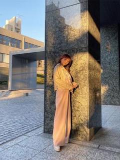 チェーンサスペンダーワイドパンツ