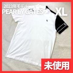 未使用‼️2023年モデル【パーリーゲイツ】PGGロゴモックネック半袖ポロシャツ6 未使用‼️2023年モデル【パーリーゲイツ】PGGロゴモックネック