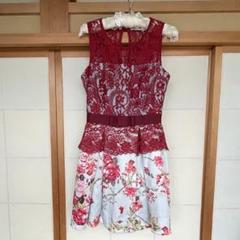rinascimento リナシメント　ピンク　花柄　ノースリーブ　ワンピース m48808567801_1.jpg?1748070332