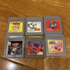 ゲームボーイソフト6本セット