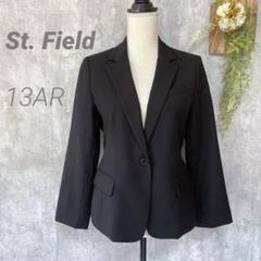 ST.FIELD セントフィールド テーラードジャケット ブラック 15号 2025年最新】セントフィールドの人気アイテム - メルカリ