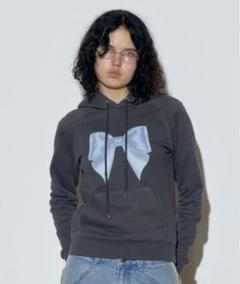SCULPTOR ビッグボウクロップ リボン パーカー SCULPTOR Big Bow Crop Hoodie