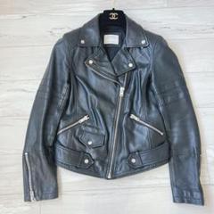【美品】　ZARA ダブルライダース　レザージャケット　羊革　リアルレザー ZARA - 【ザラ ウーマン】羊 革 リアル レザー ダブル