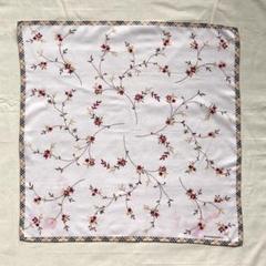バーバリー ハンカチ BURBERRY ヴィンテージ レトロ ノバチェック 白色