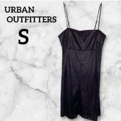 美品✨URBAN OUTFITTERS キャミワンピース 【S】ブラック ラメ入