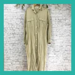 CRAFT STANDARD BOUTIQUE◆ロングシャツワンピ（F)ゆったり