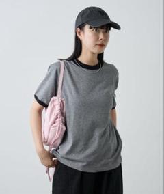 WHIMSIC 【UNISEX/2サイズ展開】スラブコットンリンガーTシャツ