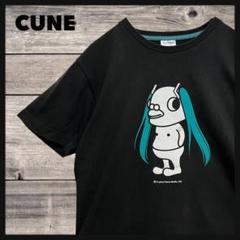 y36【希少】キューン ビッグプリント ロゴ Tシャツ 人気 入手困難 一点物