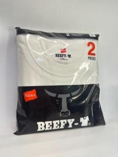 0198 BEEFY-T 綿100% ヘビーウェイトT 白 Lサイズ 2枚セット