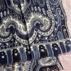 【美品】ETRO エトロ シルク混 ペイズリー イタリア 大判ストール スカーフ 美品】 エトロ ETRO スカーフ ストール ウール シルク