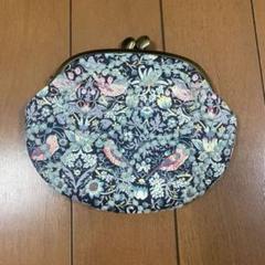 がま口ポーチ　ミナペルホネン生地使用ハンドメイド