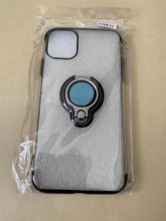 iPhoneX/XSアイフォンケース クリア リングき　赤