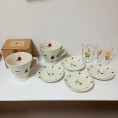 メル40562　　マタノアツコさん　陶器食器セット Amazon.co.jp: マタノアツコ Atsuko Matano 花小鳥カップ