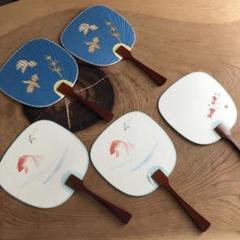 ミニ団扇　5枚セット