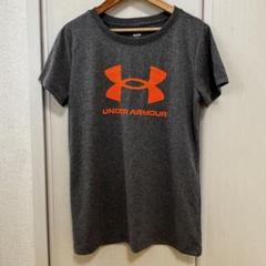 LG アンダーアーマー オレンジ ロゴTシャツ 半袖 Uネック スポーツウェアのサムネイル