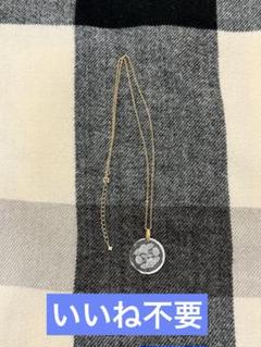【ハンドメイド】 ヴィンテージ インタリオガラス ネックレス ペンダント