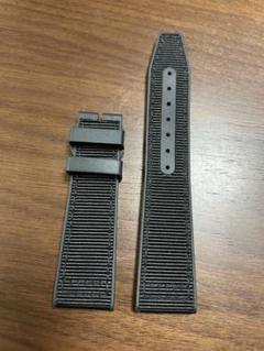 IWC ラバーストラップ ブラック ネイビー 20mm-18mm