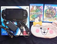 PS Vita 本体 PCH-1100 32GBメモリーカード ダンガンロンパ