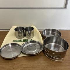 アウトドア　キャンプ、食器セット未使用のサムネイル