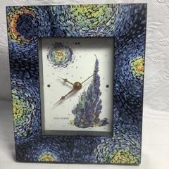 【VAN GOGH】 バン　ゴッホ　星月夜　掛け時計　置き時計