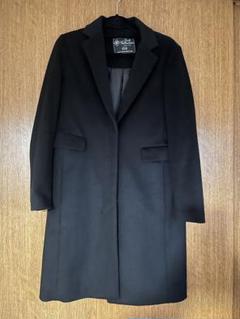 シモンズグランドセール Vallombrosa チェスターコート SL.B 黒 ジャケット・アウター