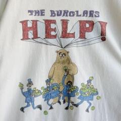 インタビュアーインザパーク　Tシャツ　XL ビートルズ　ヘルプ　イラスト　可愛い
