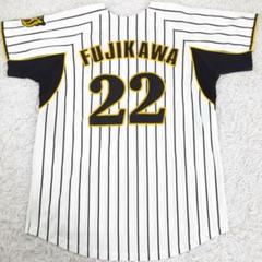美品◎阪神タイガース 藤川球児 22 現役時代ユニフォーム ワッペン 刺繍 美品◎阪神タイガース 藤川球児 22 現役時代ユニフォーム