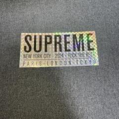 Supreme ホログラム ステッカー 約23cm x 7cm - メルカリ