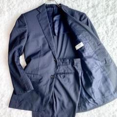 【美品】トゥモローランド ブルーワーク NIKKE スーツ ウール ネイビー 美品】トゥモローランド ブルーワーク NIKKE スーツ ウール
