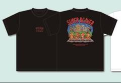 SUPER BEAVER スクエアロゴ Tシャツ バーガンディ M SUPER BEAVER スクエアロゴ Tシャツ バーガンディ M