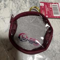 ダイソー　バンドリ　バッグチャームポーチ　丸型　Ave Mujica 缶バッジ