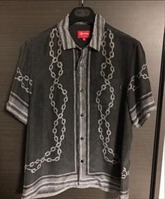 20ss Supreme Mosaic Silk S/S Shirt 黒 M