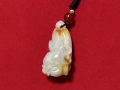 稀少品）白菜（百財）天然本翡翠 ラベンダー翡翠彫刻品 - メルカリ