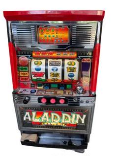 【うちやまだ】【引取限定】 スロット実機　アラジンクラシック　不要機付き パチスロ台 Sammy アラジンA サミー ALADDIN 4号機 アラチャン
