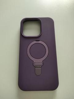 iPhone15 Pro 用 ケース カバー マグネット リング スタンド