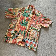 シルク100% 柄シャツ(アロハシャツ)