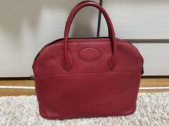 エルメスボリード35 ハンドバッグ トゴ 赤 〇F刻印 - メルカリ