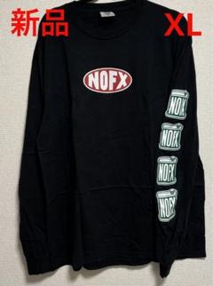新品 NOFX Linoleumロングスリーブ XLサイズ　ブラック ロンT