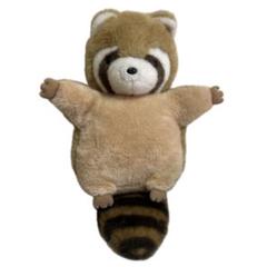 昭和レトロ　尻尾の先に鈴が入ったぬいぐるみレッサーパンダ　本日タイムセール最終。 昭和レトロ 尻尾の先に鈴が入ったぬいぐるみレッサーパンダ 本日
