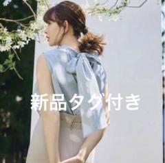 Cotton-Blend Big Ribbon Blouse（シャツ/ブラウス）｜Her lip
