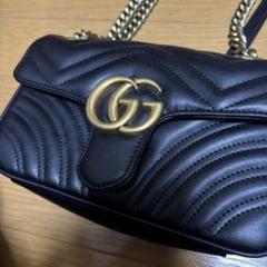 GUCCI／GGマーモント ショルダーバッグ(ブラック)のサムネイル