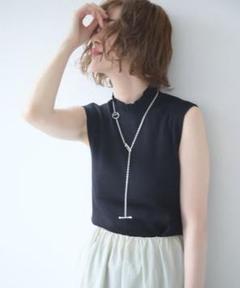 frames RAY CASSIN アメスリフリルハイネックノースリニット