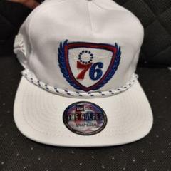 NEW ERA フィラデルフィア・セブンティシクサーズ ゴルファーキャップ 白