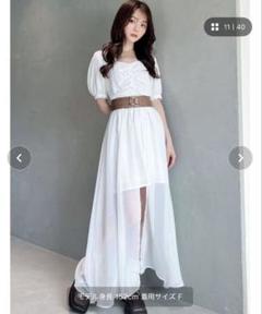 【完売品】★RESEXXYレイヤードミニワンピース　白