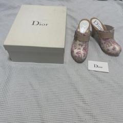 美品Dior ディオール トロッター フラワー サンダル ピンク ホワイト35