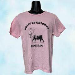 バンプオブチキン　Tシャツ　ピンク　メンズ　サマーキャンプ　半袖